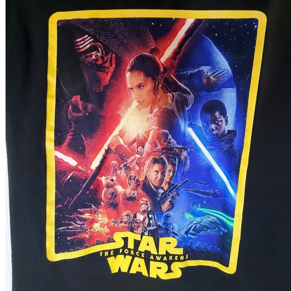 Star Wars The‎ Force Awakens Premiere Collection T-Shirt Black Mens Medium Movie